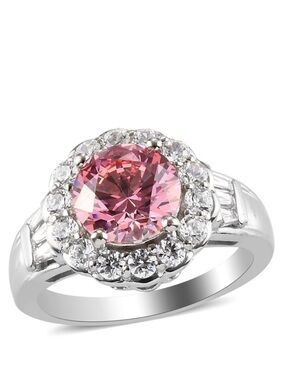 SWAROVSKI Fancy Pink Zirconia Ring